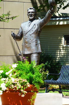 statue in town